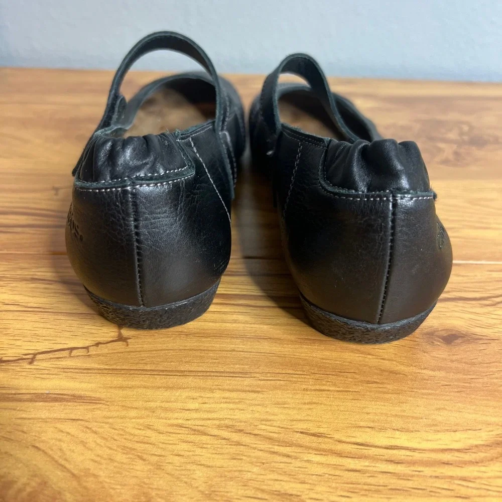 Taos Step It Up Mary Jane Flats Size 6.5 US 37 EU Leather Black Comfort - Picture 7 of 12
